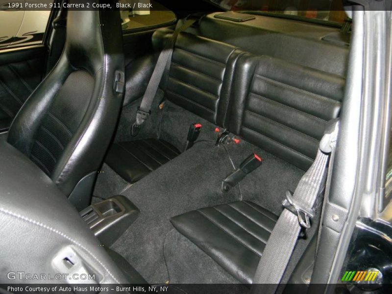  1991 911 Carrera 2 Coupe Black Interior