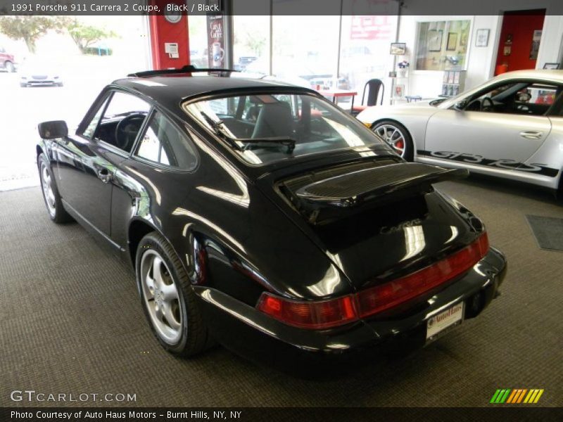 Black / Black 1991 Porsche 911 Carrera 2 Coupe