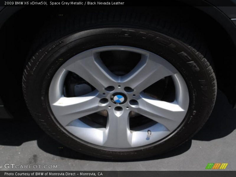 Space Grey Metallic / Black Nevada Leather 2009 BMW X6 xDrive50i