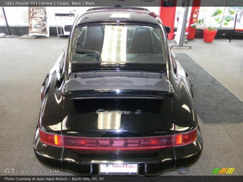 Black / Black 1991 Porsche 911 Carrera 2 Coupe