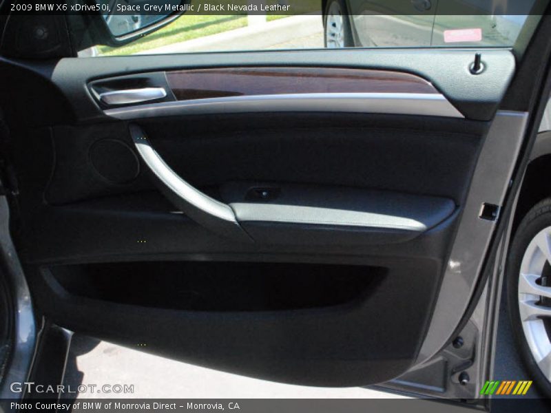 Space Grey Metallic / Black Nevada Leather 2009 BMW X6 xDrive50i
