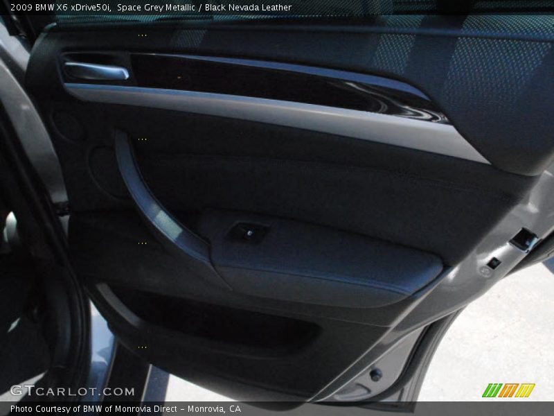Space Grey Metallic / Black Nevada Leather 2009 BMW X6 xDrive50i