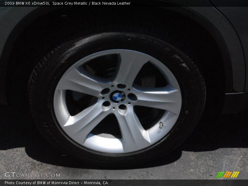 Space Grey Metallic / Black Nevada Leather 2009 BMW X6 xDrive50i