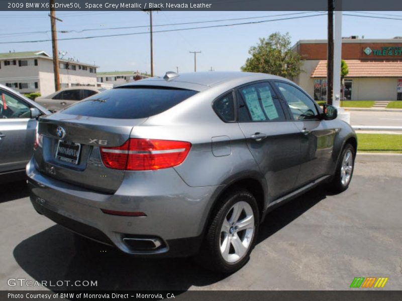 Space Grey Metallic / Black Nevada Leather 2009 BMW X6 xDrive50i