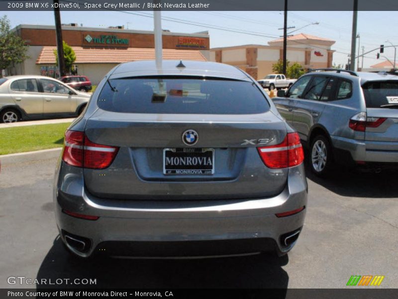 Space Grey Metallic / Black Nevada Leather 2009 BMW X6 xDrive50i