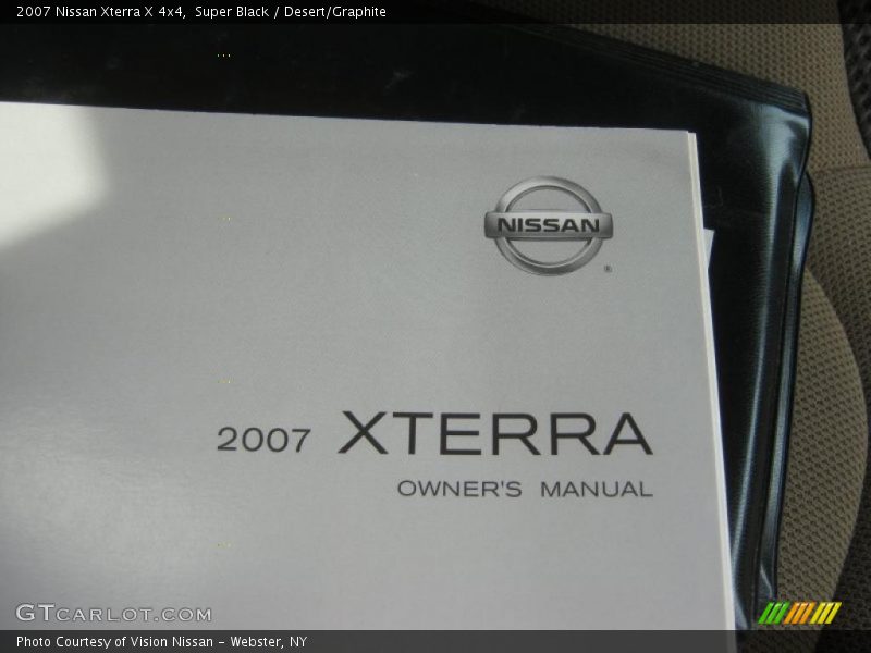 Super Black / Desert/Graphite 2007 Nissan Xterra X 4x4
