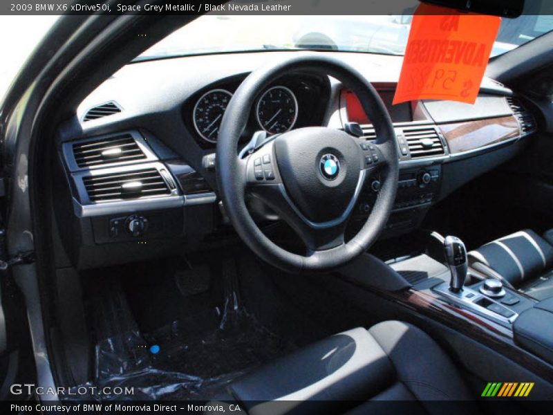 Space Grey Metallic / Black Nevada Leather 2009 BMW X6 xDrive50i