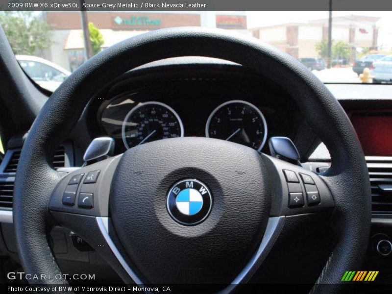 Space Grey Metallic / Black Nevada Leather 2009 BMW X6 xDrive50i