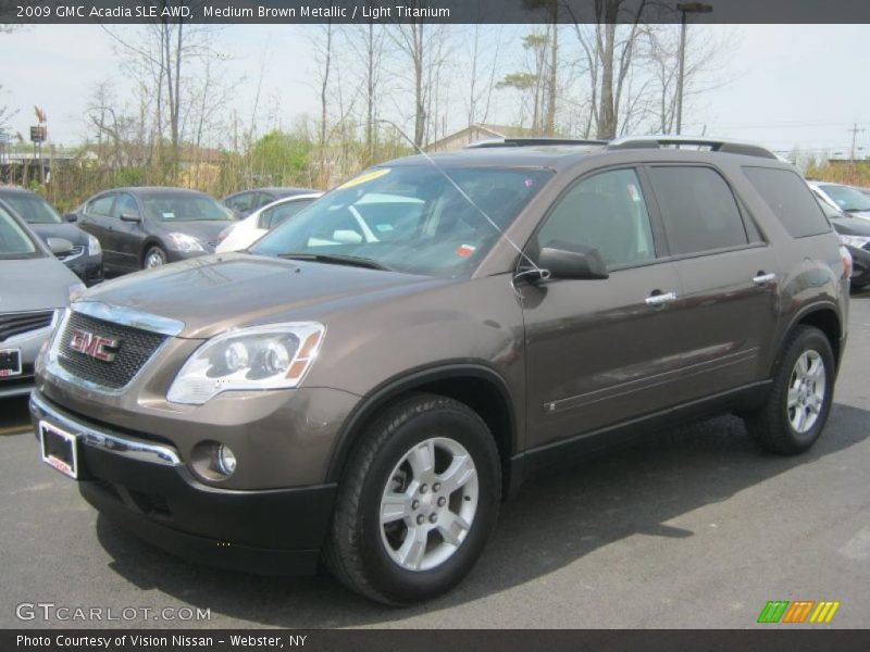 Medium Brown Metallic / Light Titanium 2009 GMC Acadia SLE AWD