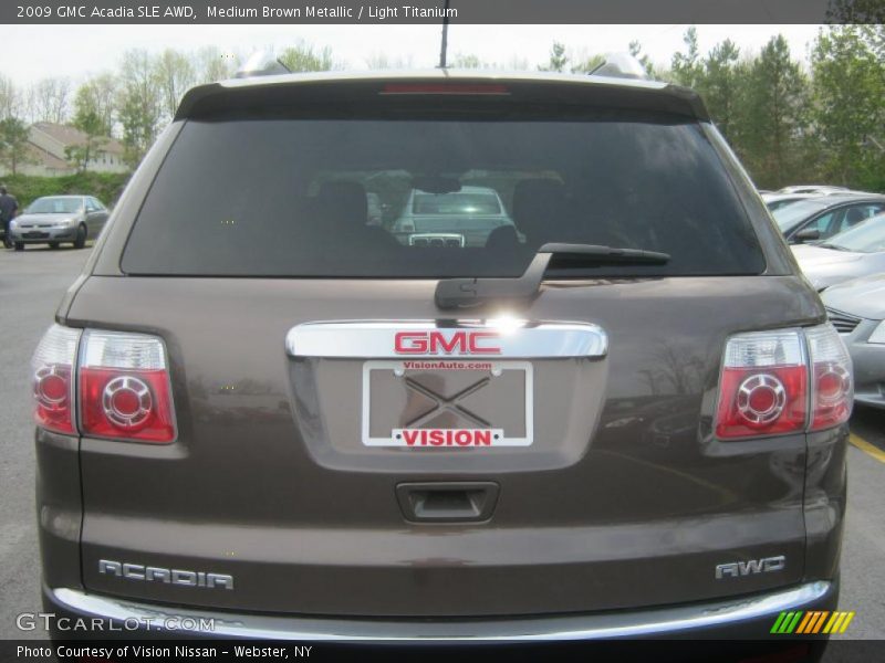 Medium Brown Metallic / Light Titanium 2009 GMC Acadia SLE AWD