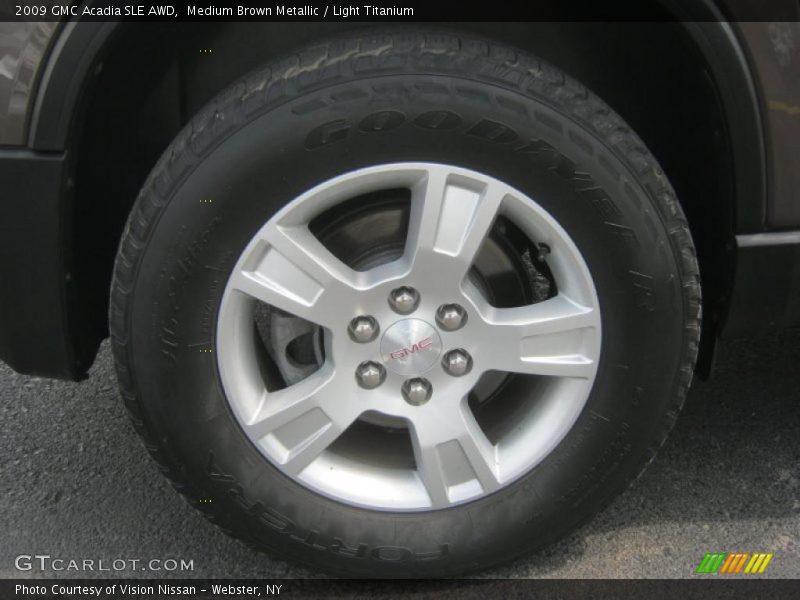 Medium Brown Metallic / Light Titanium 2009 GMC Acadia SLE AWD