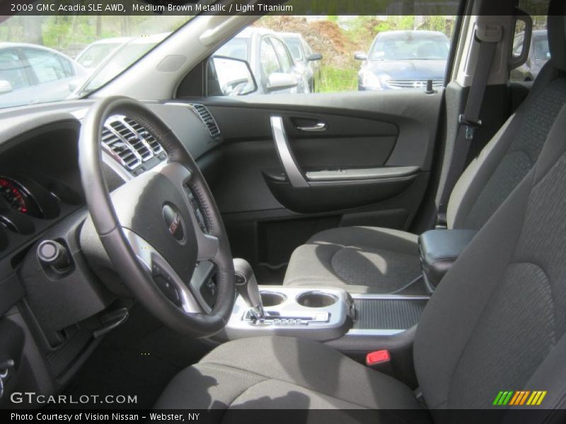 Medium Brown Metallic / Light Titanium 2009 GMC Acadia SLE AWD