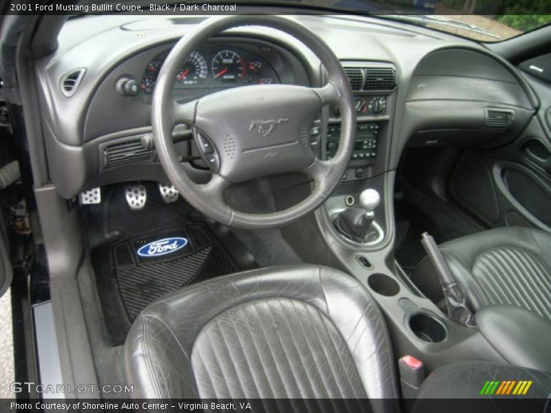 Black / Dark Charcoal 2001 Ford Mustang Bullitt Coupe