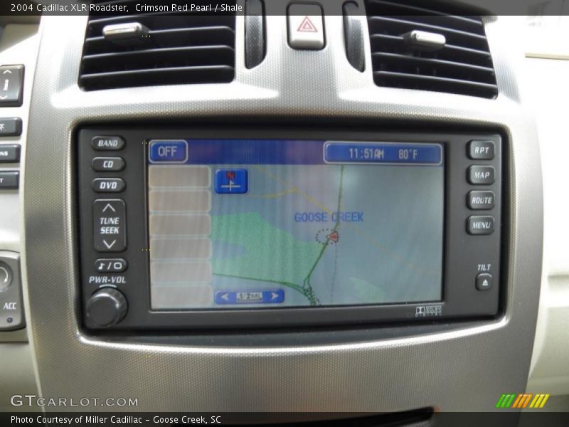 Navigation of 2004 XLR Roadster