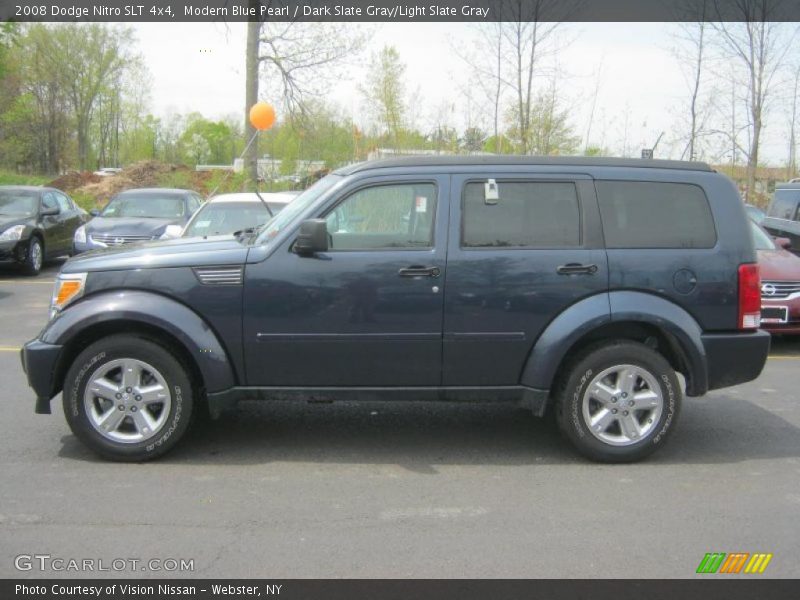 Modern Blue Pearl / Dark Slate Gray/Light Slate Gray 2008 Dodge Nitro SLT 4x4