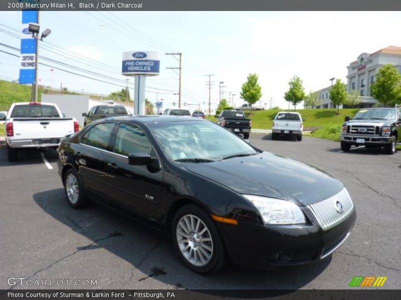 Black / Dark Charcoal 2008 Mercury Milan I4