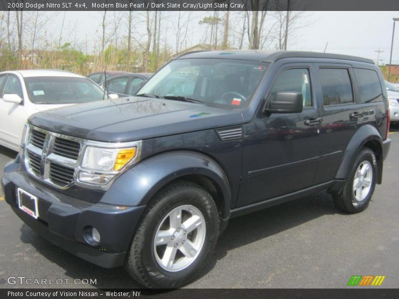Modern Blue Pearl / Dark Slate Gray/Light Slate Gray 2008 Dodge Nitro SLT 4x4