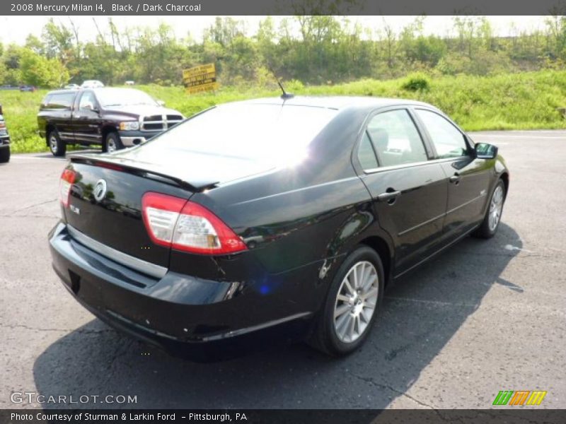 Black / Dark Charcoal 2008 Mercury Milan I4