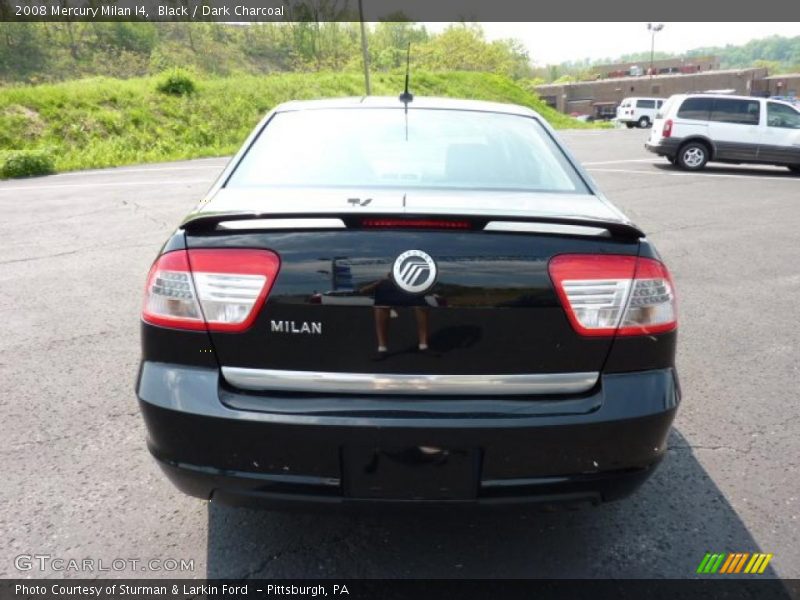 Black / Dark Charcoal 2008 Mercury Milan I4