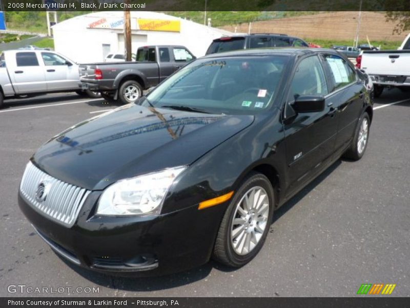 Black / Dark Charcoal 2008 Mercury Milan I4