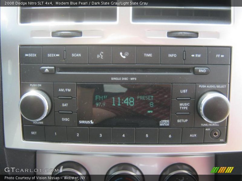 Modern Blue Pearl / Dark Slate Gray/Light Slate Gray 2008 Dodge Nitro SLT 4x4