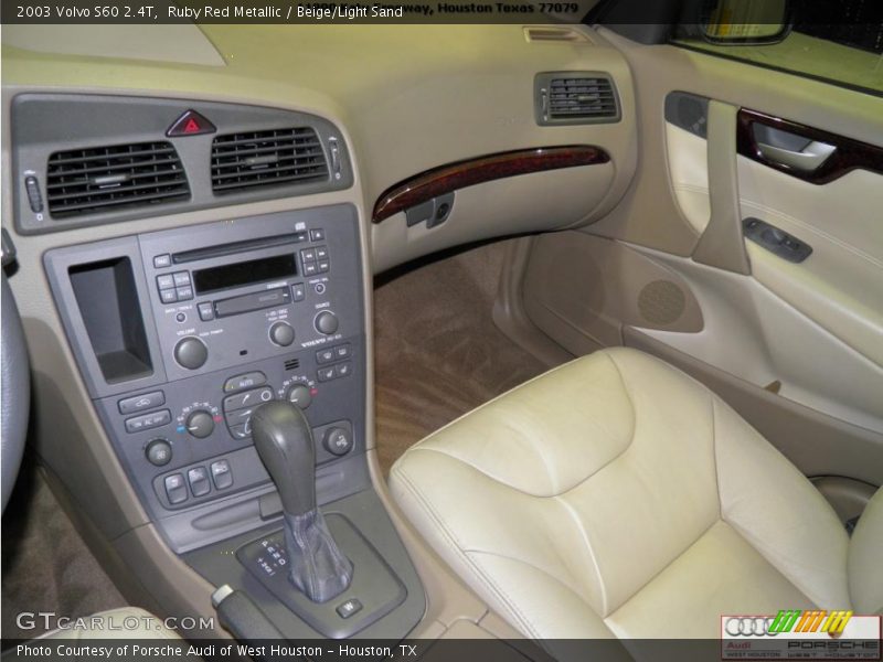 Ruby Red Metallic / Beige/Light Sand 2003 Volvo S60 2.4T