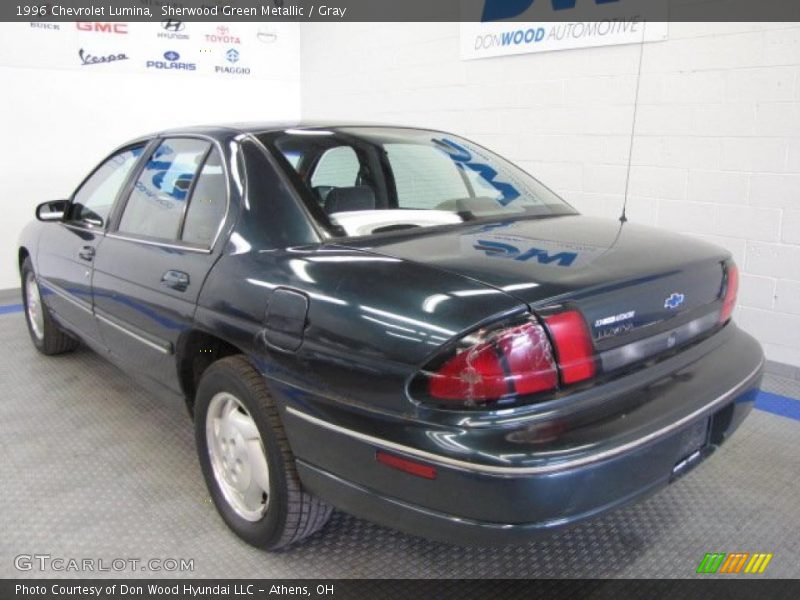 Sherwood Green Metallic / Gray 1996 Chevrolet Lumina