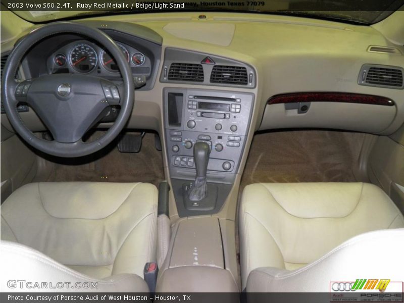 Ruby Red Metallic / Beige/Light Sand 2003 Volvo S60 2.4T