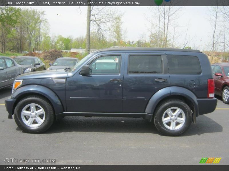 Modern Blue Pearl / Dark Slate Gray/Light Slate Gray 2008 Dodge Nitro SLT 4x4