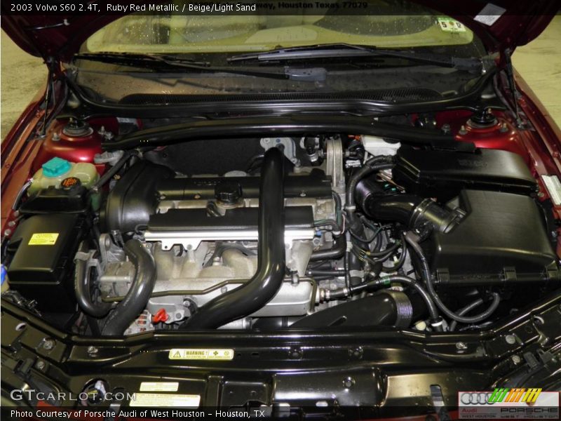 Ruby Red Metallic / Beige/Light Sand 2003 Volvo S60 2.4T