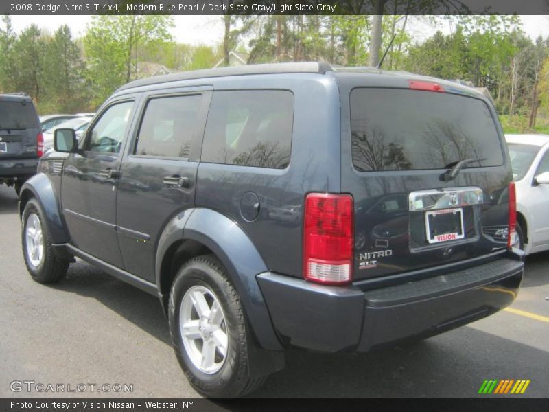 Modern Blue Pearl / Dark Slate Gray/Light Slate Gray 2008 Dodge Nitro SLT 4x4