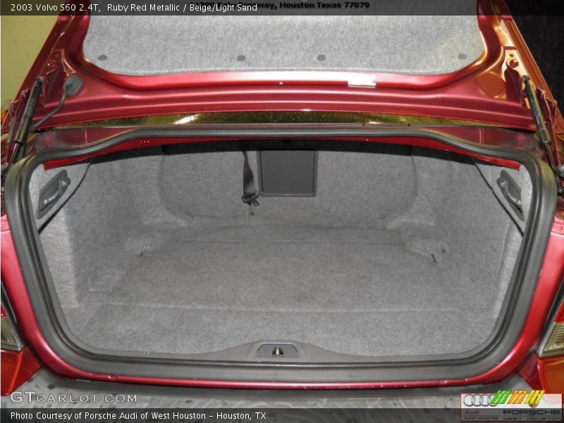 Ruby Red Metallic / Beige/Light Sand 2003 Volvo S60 2.4T