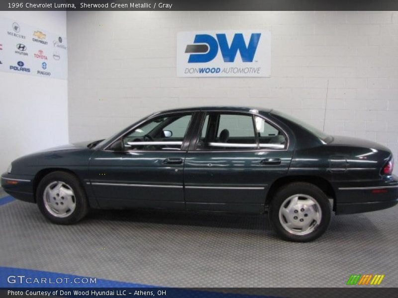 Sherwood Green Metallic / Gray 1996 Chevrolet Lumina
