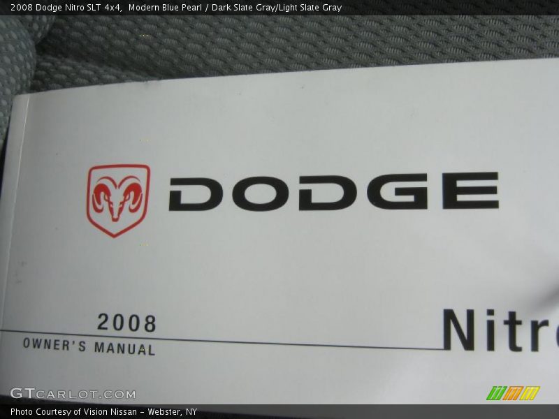 Modern Blue Pearl / Dark Slate Gray/Light Slate Gray 2008 Dodge Nitro SLT 4x4