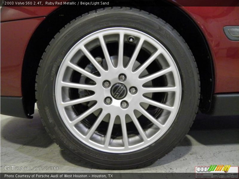 Ruby Red Metallic / Beige/Light Sand 2003 Volvo S60 2.4T