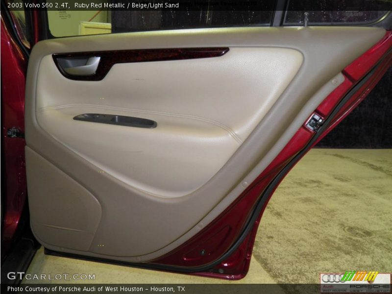 Ruby Red Metallic / Beige/Light Sand 2003 Volvo S60 2.4T