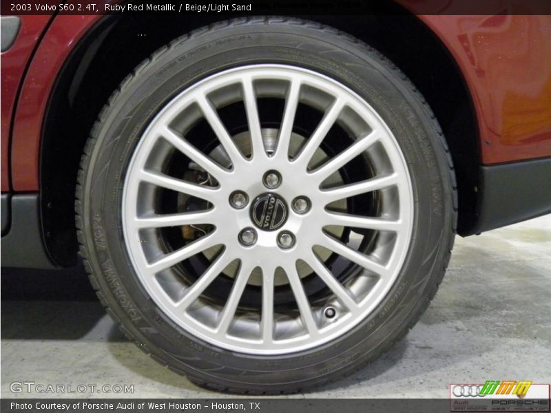 Ruby Red Metallic / Beige/Light Sand 2003 Volvo S60 2.4T