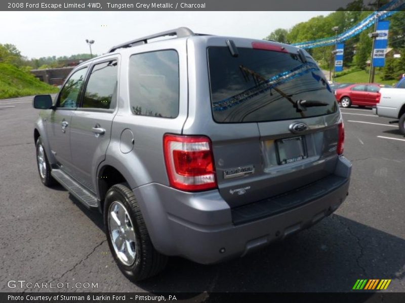 Tungsten Grey Metallic / Charcoal 2008 Ford Escape Limited 4WD