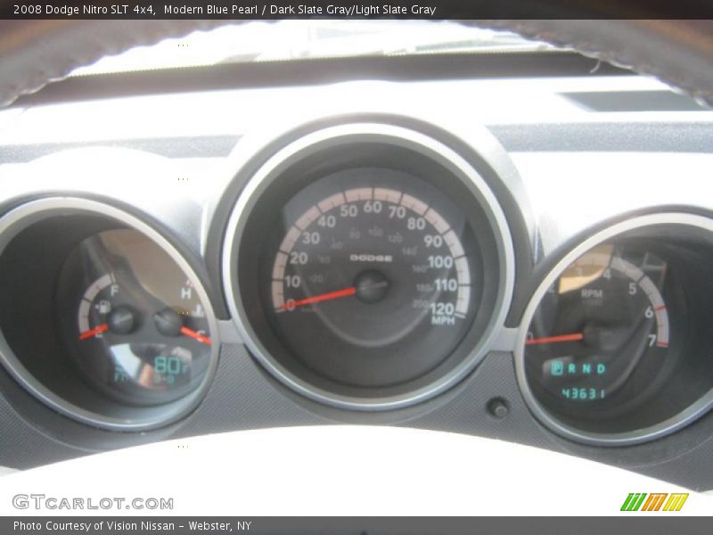 Modern Blue Pearl / Dark Slate Gray/Light Slate Gray 2008 Dodge Nitro SLT 4x4