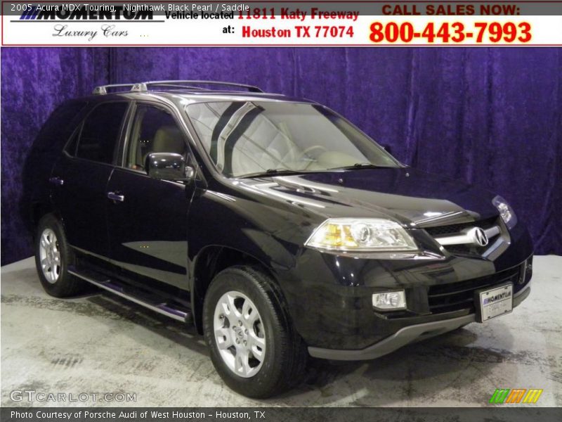 Nighthawk Black Pearl / Saddle 2005 Acura MDX Touring