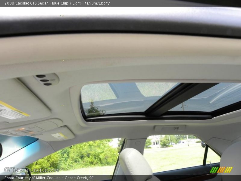 Blue Chip / Light Titanium/Ebony 2008 Cadillac CTS Sedan