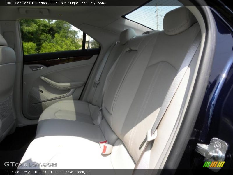 Blue Chip / Light Titanium/Ebony 2008 Cadillac CTS Sedan