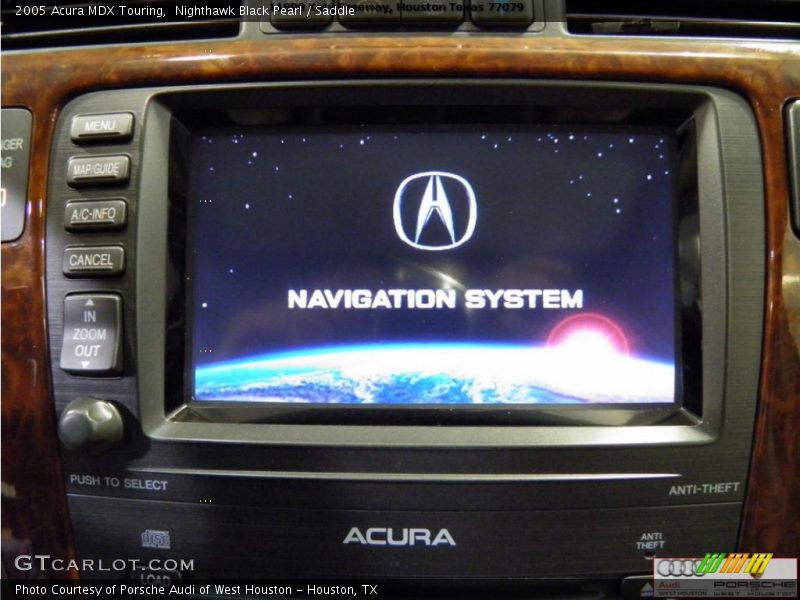 Nighthawk Black Pearl / Saddle 2005 Acura MDX Touring