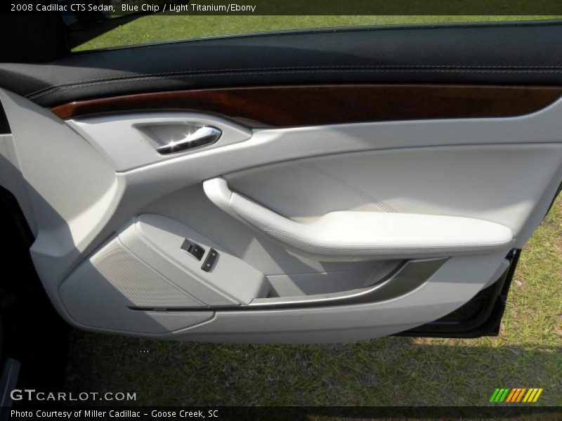 Blue Chip / Light Titanium/Ebony 2008 Cadillac CTS Sedan