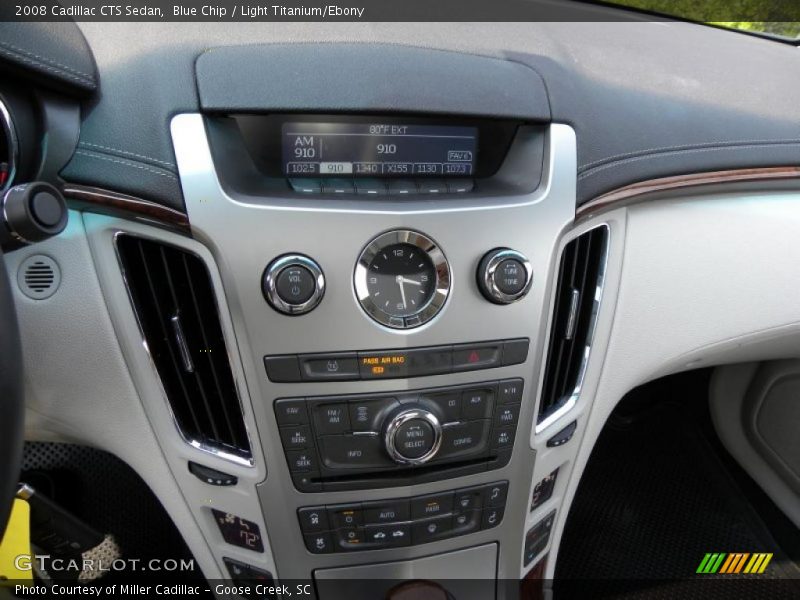 Blue Chip / Light Titanium/Ebony 2008 Cadillac CTS Sedan