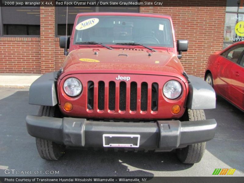 Red Rock Crystal Pearl / Dark Slate Gray/Medium Slate Gray 2008 Jeep Wrangler X 4x4