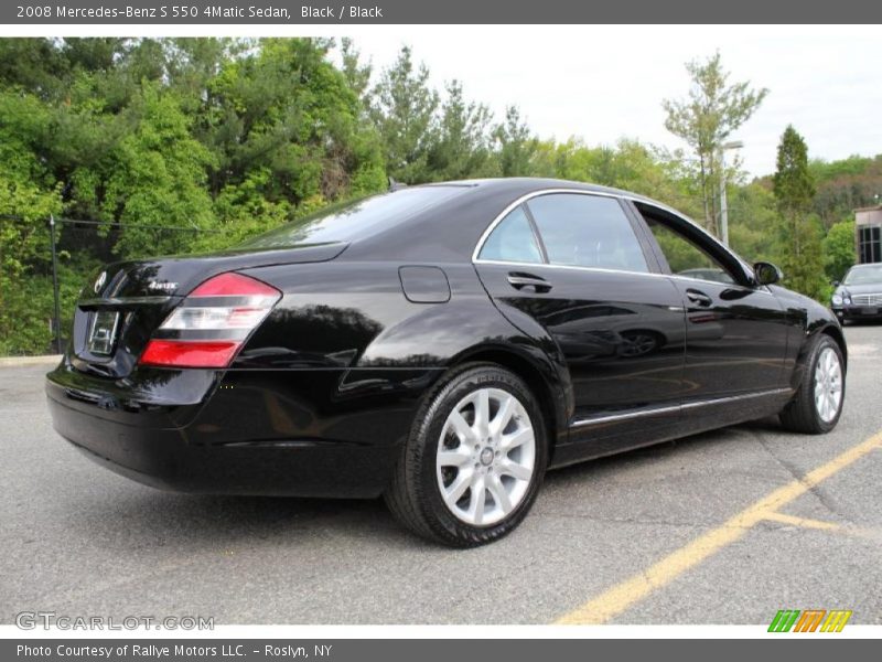 Black / Black 2008 Mercedes-Benz S 550 4Matic Sedan