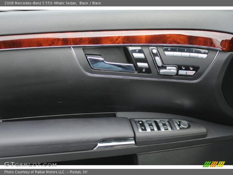 Black / Black 2008 Mercedes-Benz S 550 4Matic Sedan
