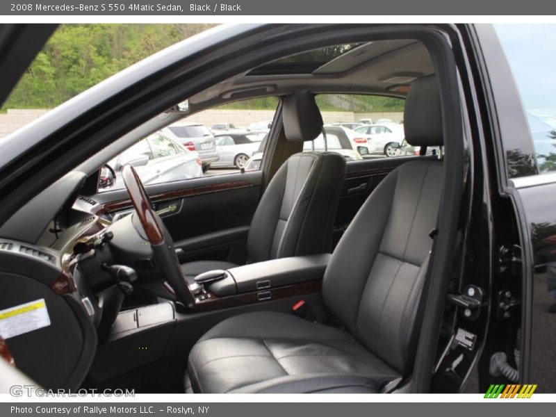 Black / Black 2008 Mercedes-Benz S 550 4Matic Sedan