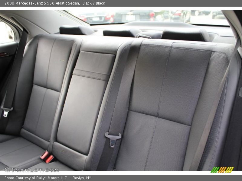 Black / Black 2008 Mercedes-Benz S 550 4Matic Sedan